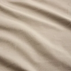 Nappe brodée en coton 150x250cm - beige corde