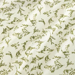 Nappe en coton à motif végétal 150x250cm - vert