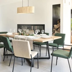 Nappe en lin lavé 150x250cm - naturel