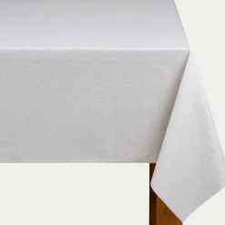 Nappe enduite en coton - beige alpilles 150x250cm