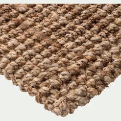 Paillasson en jute bouclée - naturel 50x70cm