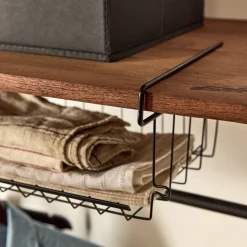 Panier filaire en fer galvanisé 36x25cm - gris