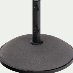 Parasol à franges et pied de parasol D180cm - vert kaki