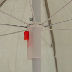 Parasol de plage - vert olivier (D180cm)