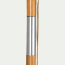 Parasol droit en bambou - brun rustrel D270cm