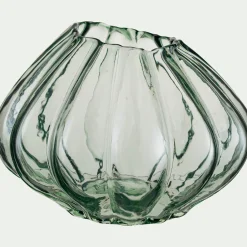 Petit vase en verre h12,3cm - vert