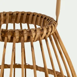 Photophore en bambou D28xH32cm - naturel