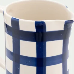 Pichet en grès 1L - bleu