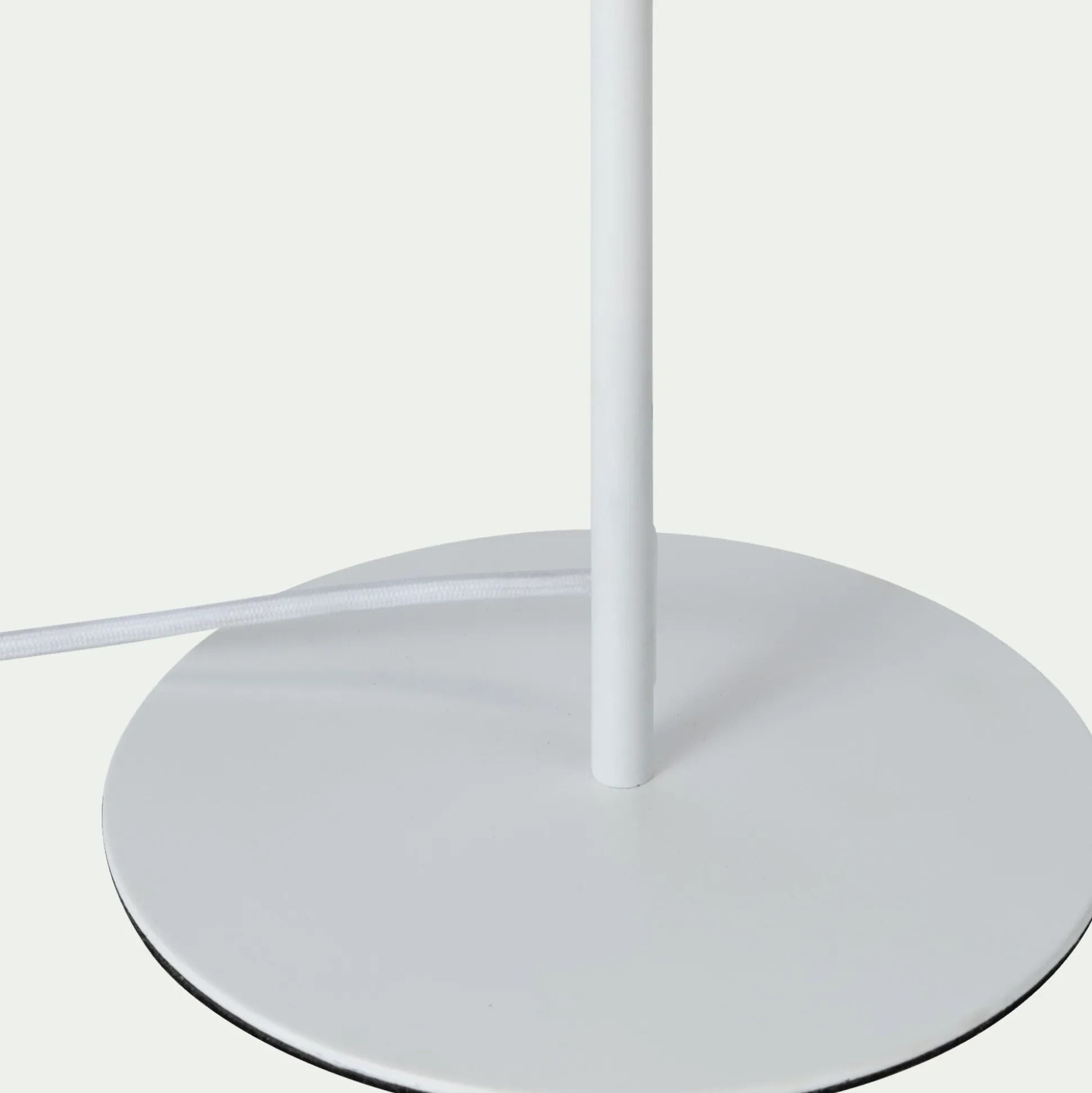 Pied de lampadaire - blanc H146cm