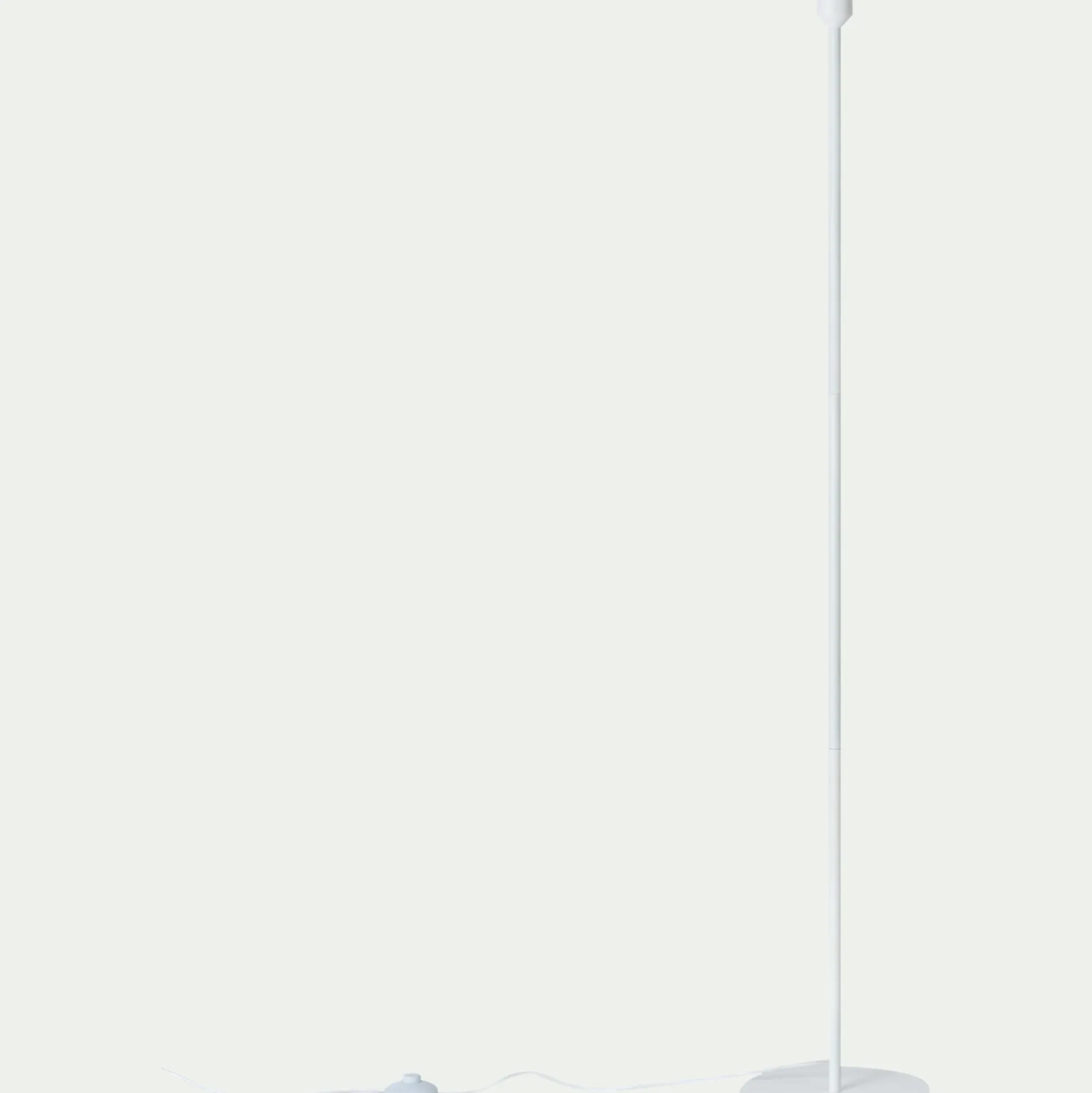 Pied de lampadaire - blanc H146cm