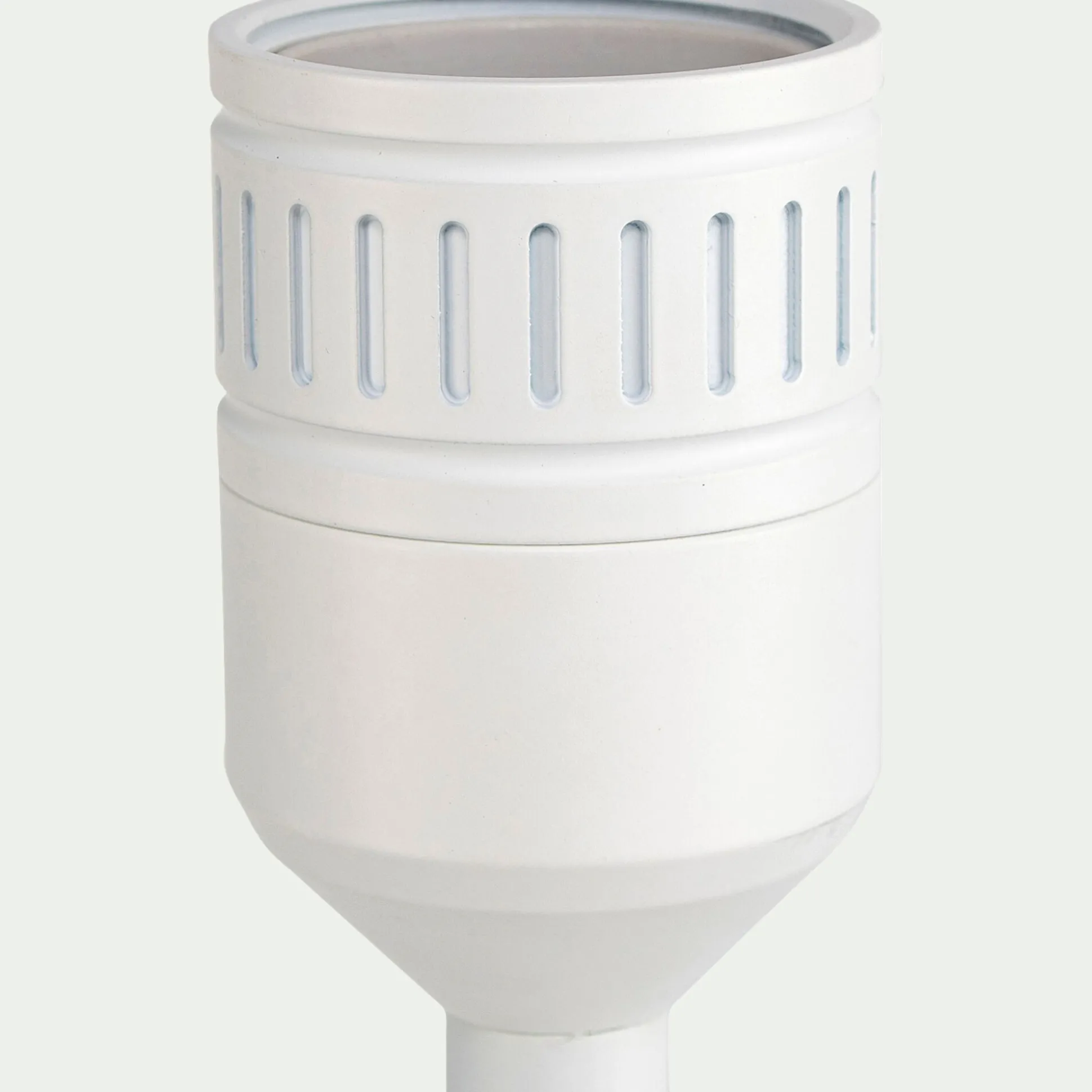 Pied de lampadaire - blanc H146cm