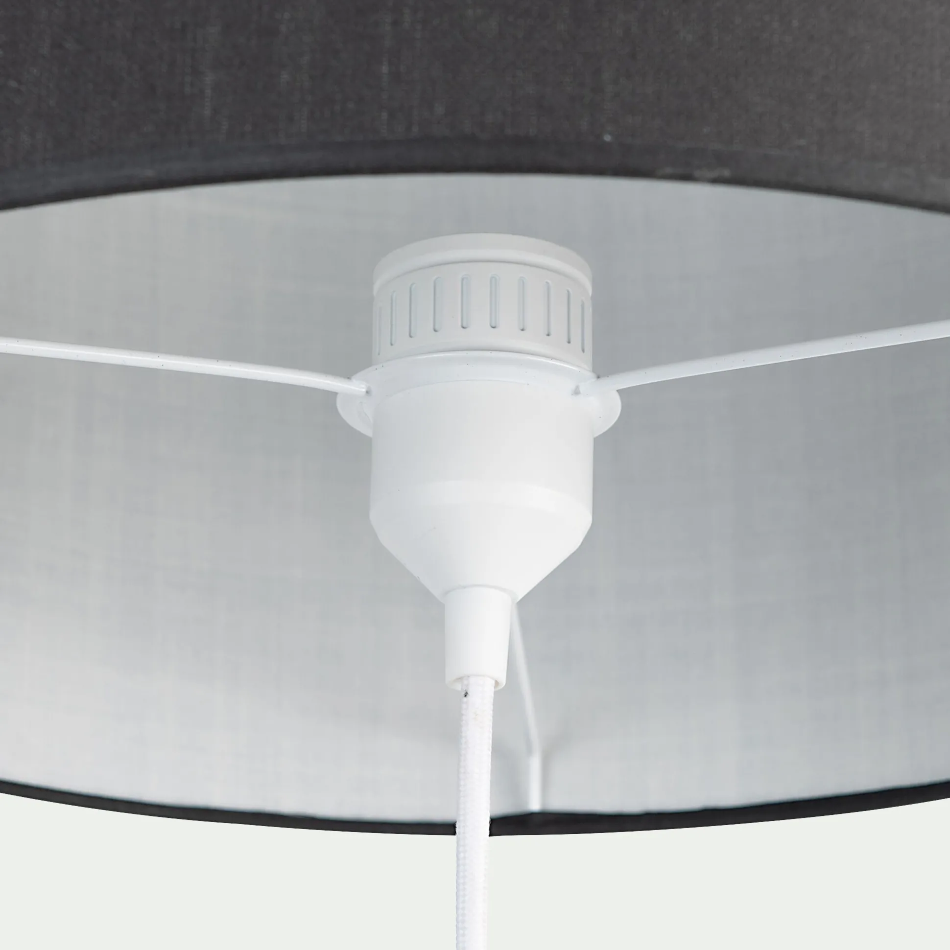 Pied de lampadaire - blanc H146cm