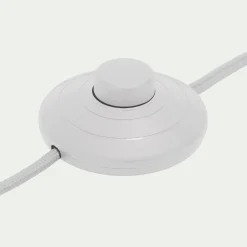 Pied de lampadaire en bois d'hévéa H131 cm - bois clair