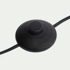 Pied de lampadaire en bois d'hévéa H142 cm - bois clair