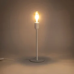 Pied de lampe à poser - blanc H37,5cm