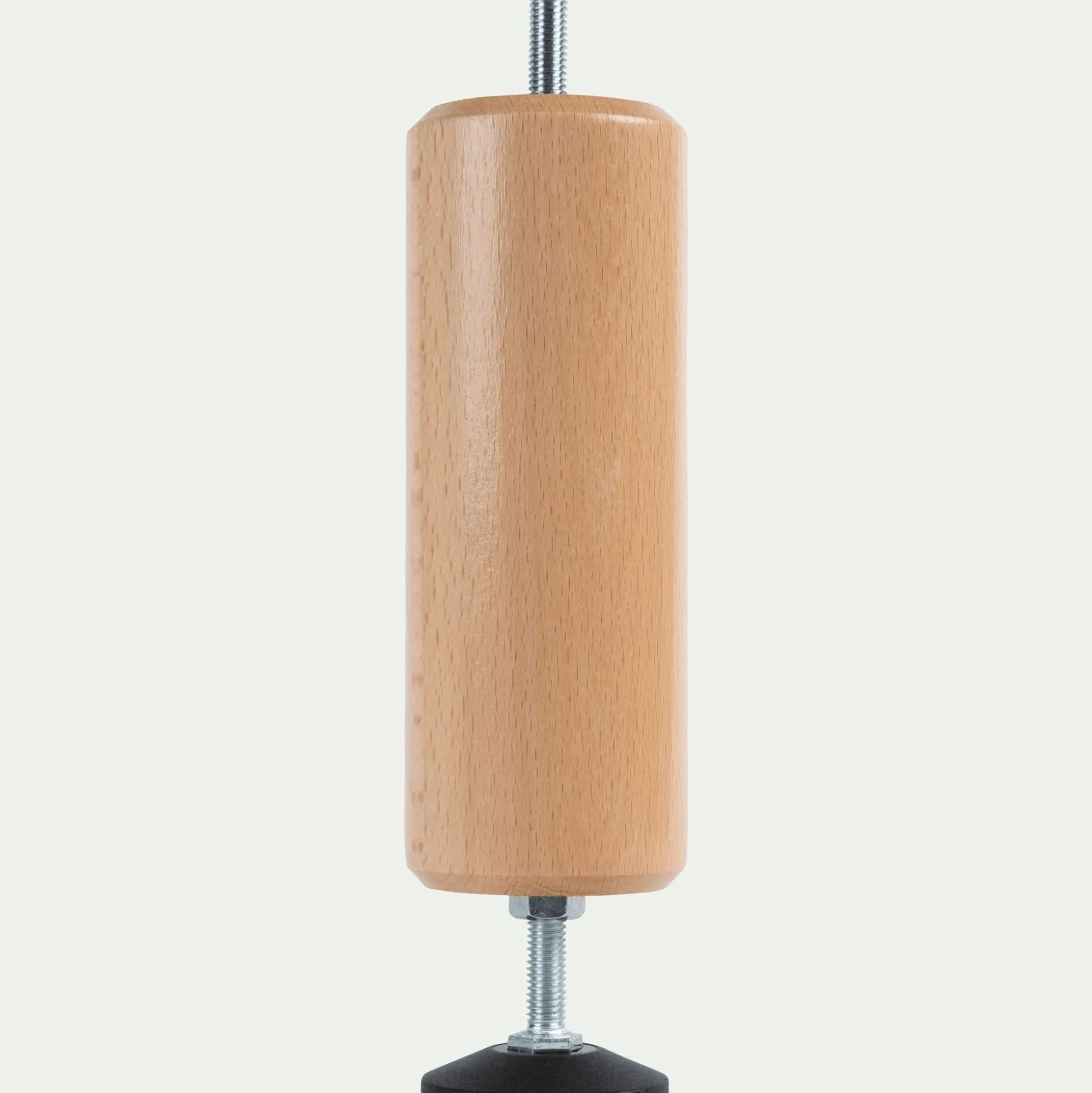 Pied de sommier cylindrique en hêtre - 15 à 20 cm