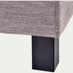 Pieds de sommier noirs H12 cm - jeu de 4