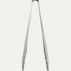 Pince à spaghettis et de service en inox - gris métallisé
