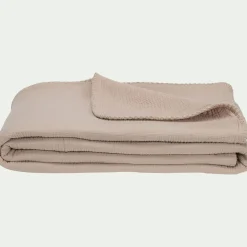 Plaid en gaze de coton - beige alpilles 130x170cm