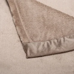 Plaid en polaire 130x170cm - beige