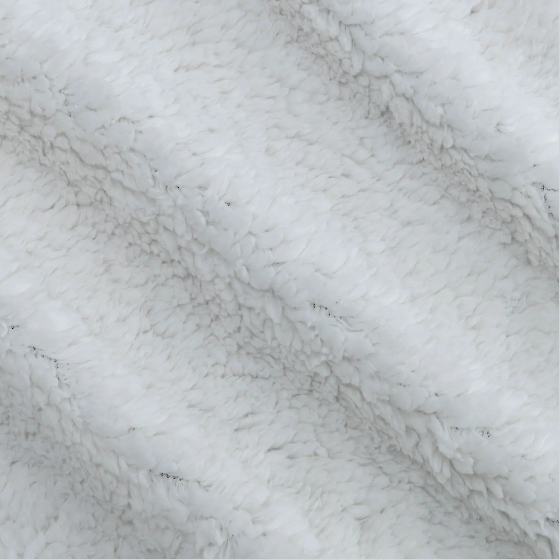 Plaid réversible effet fourrure - gris 130x170cm