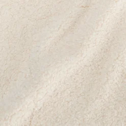 Plaid synthétique effet moutonné - blanc 130x170cm