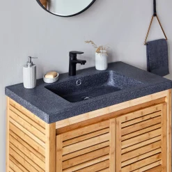 Plan vasque en pierre reconstituée L80cm