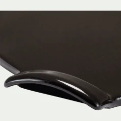 Plat à pizza en céramique - noir