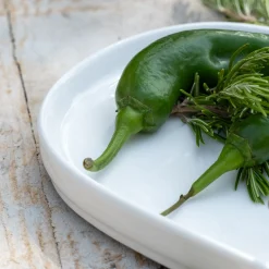 Plat ovale en porcelaine L33cm - blanc