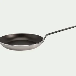 Poêle anti-adhésive De Buyer en aluminium - argenté D32cm (tous feux dont induction)