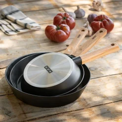 Poêle en aluminium D20cm - noir