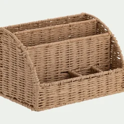 Porte courrier plat en papier - naturel