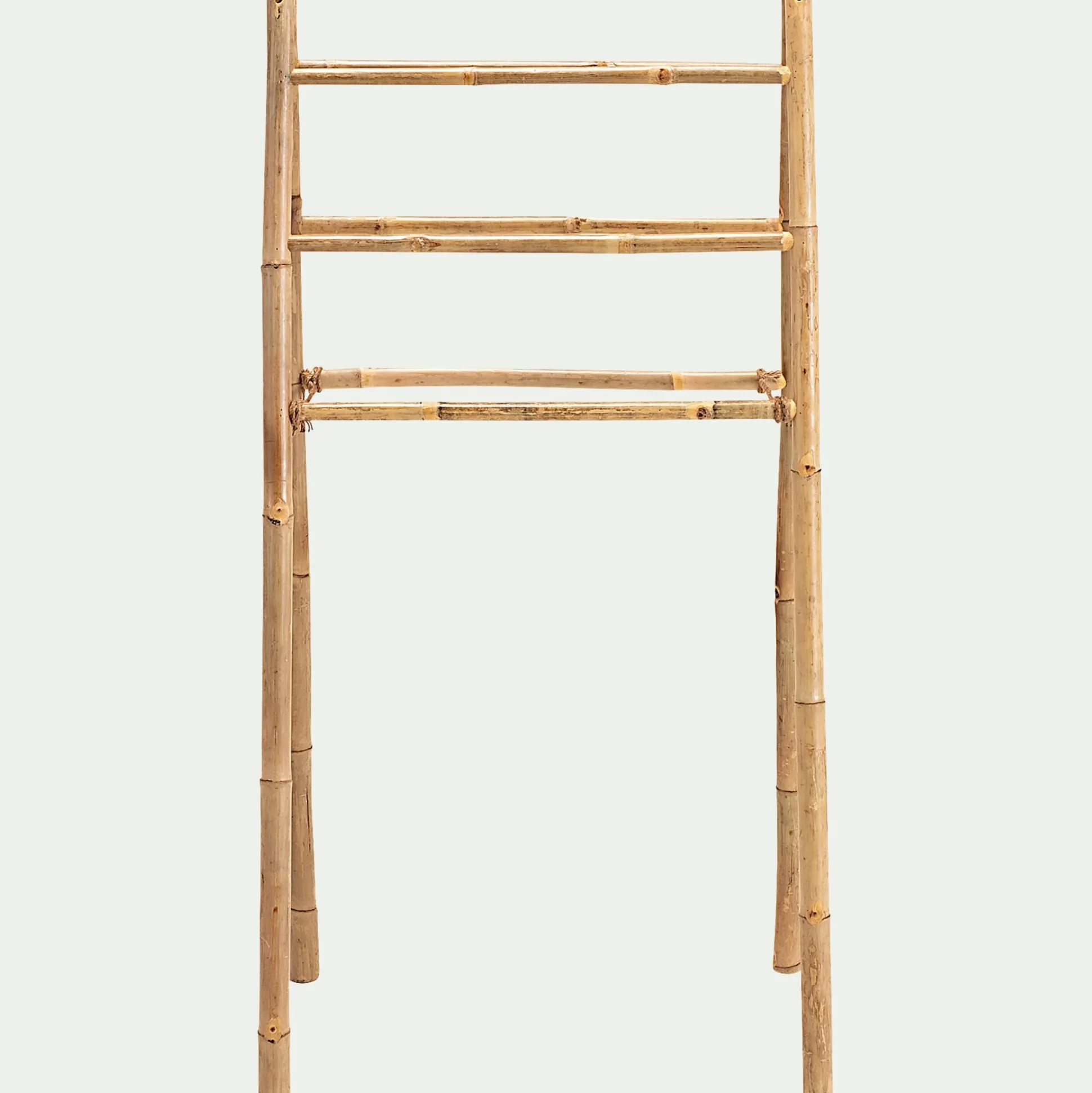 Porte serviettes en bambou - H130xl64 cm