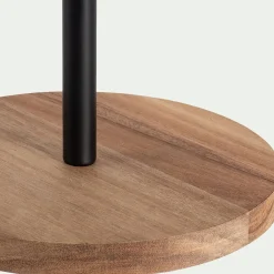 Porte sopalin en acacia - bois foncé