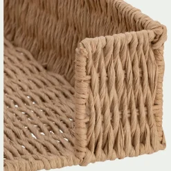 Porte-documents plat en papier L31,5cm - naturel