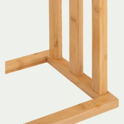 Porte-serviette triple en bambou - naturel H82cm
