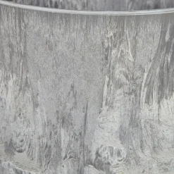 Pot à réserve d'eau H33cm - gris