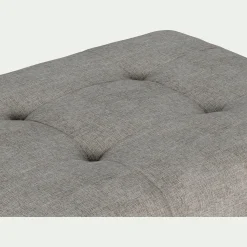 Pouf avec coffre en tissu Monclar - taupe