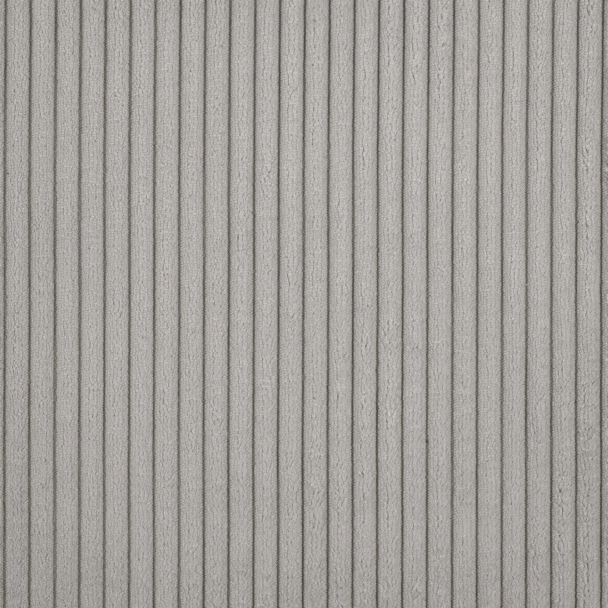 Pouf carré en velours côtelé Azores - gris borie