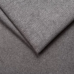 Pouf en tissu avec coffre - gris restanque