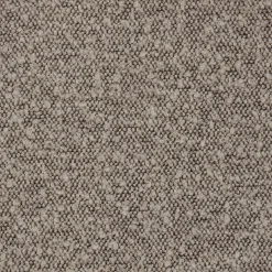 Pouf en tissu bouclette - gris clair