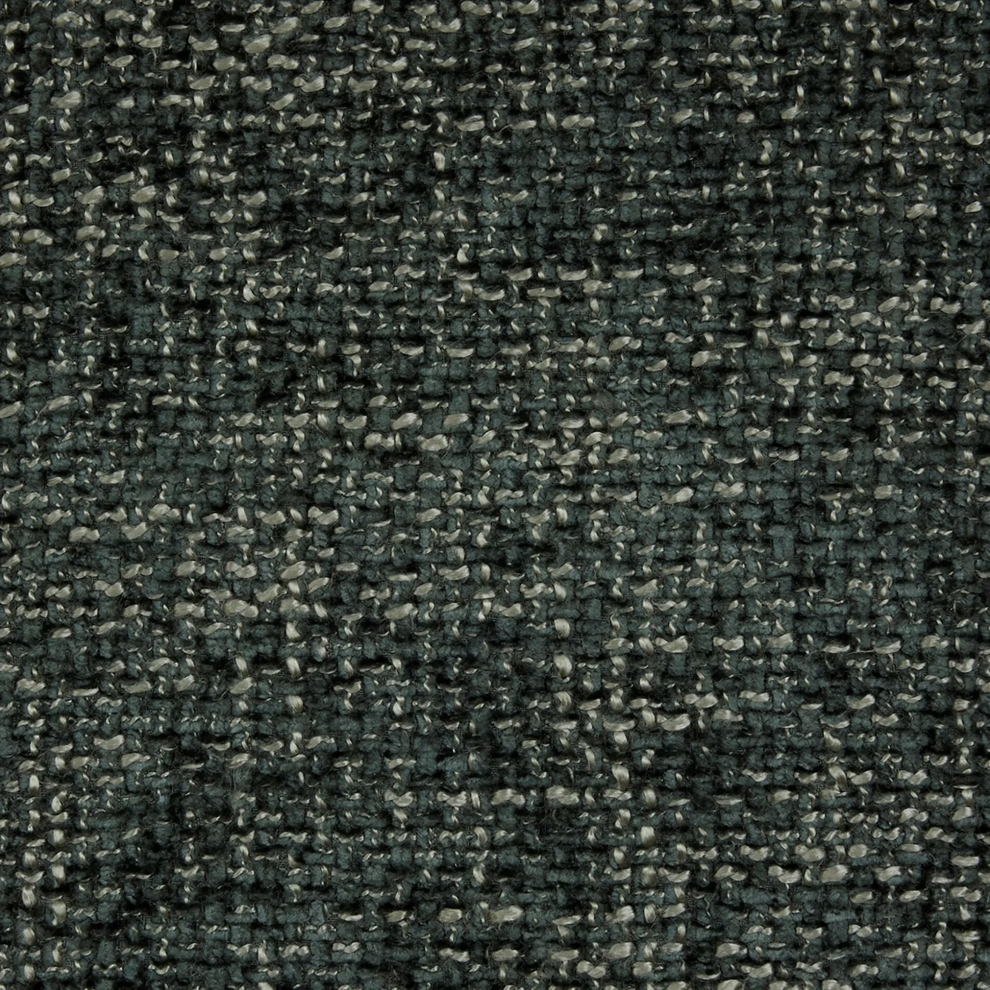 Pouf en tissu chenille - bleu calaluna