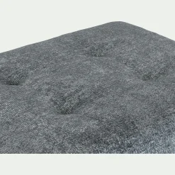 Pouf en tissu Genesis - gris ardoise