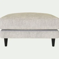 Pouf en tissu monclar - beige roucas