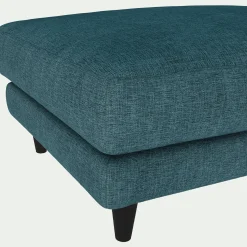 Pouf en tissu monclar - bleu niolon