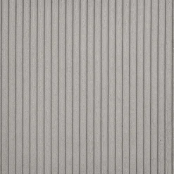 Pouf rectangulaire en velours côtelé Azores - gris borie