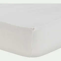 Protège-matelas en coton bio 160x200cm bonnet 30cm