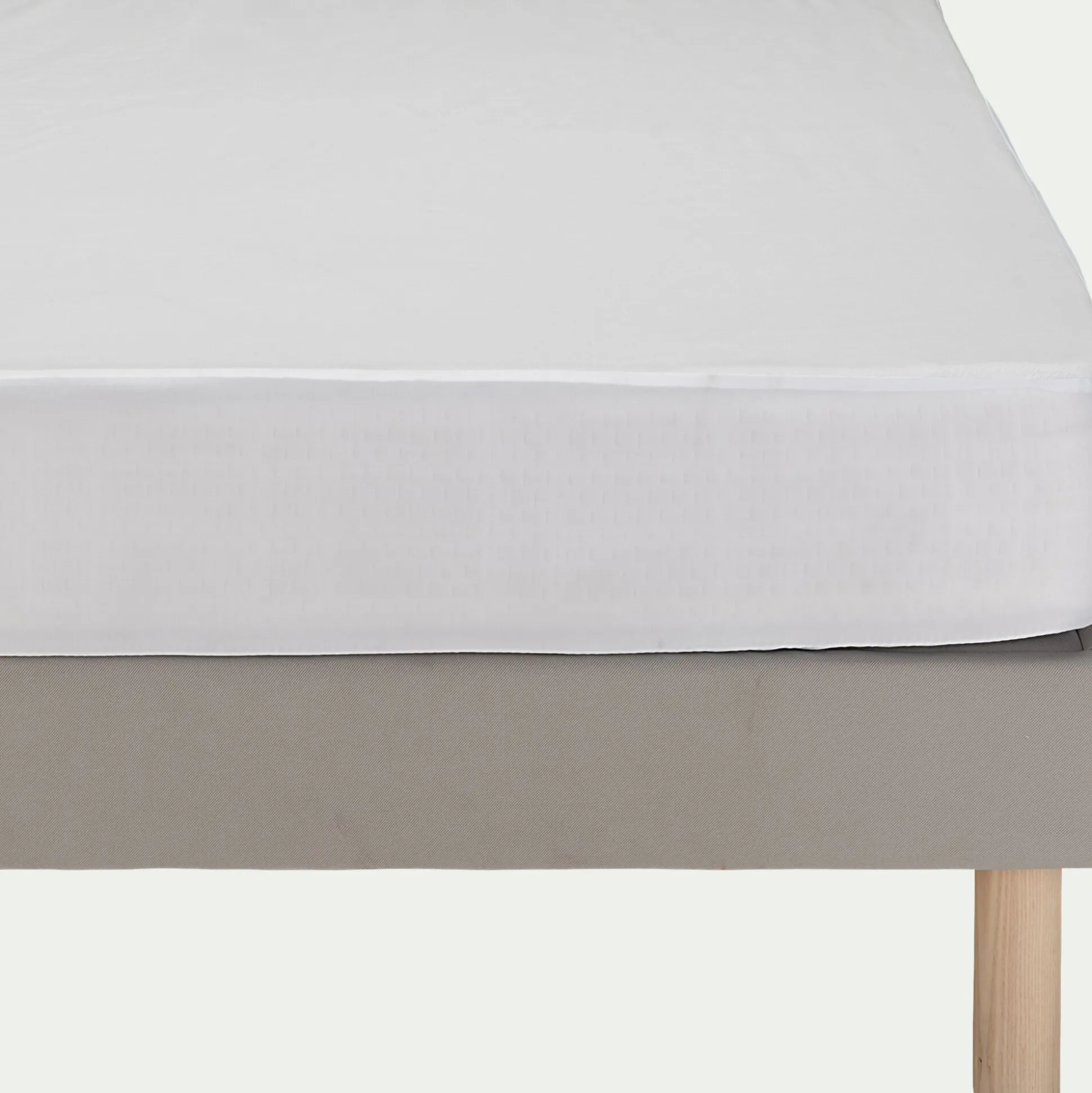 Protège-matelas imperméable en coton recyclé 90x140cm bonnet 19cm