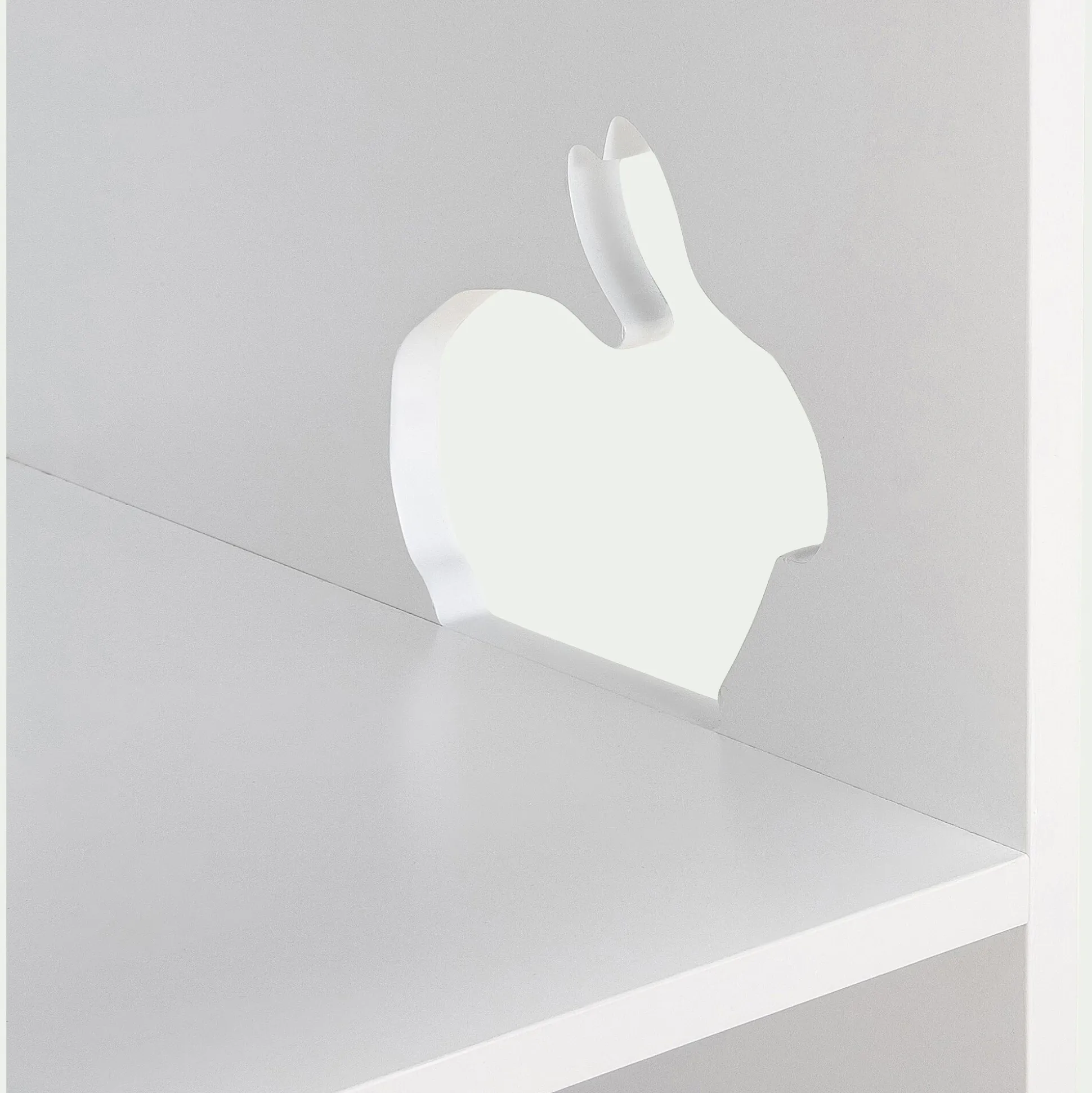 Rangement forme maison 5 cases pour chambre enfant - blanc