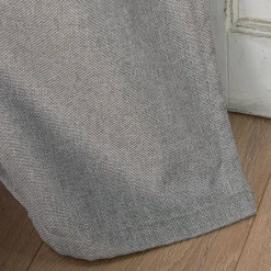 Rideau à œillets en polyester 135x300cm - gris restanque